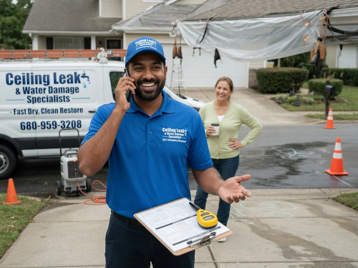 Ceiling Leak Cleanup Pasco, WA FAQs